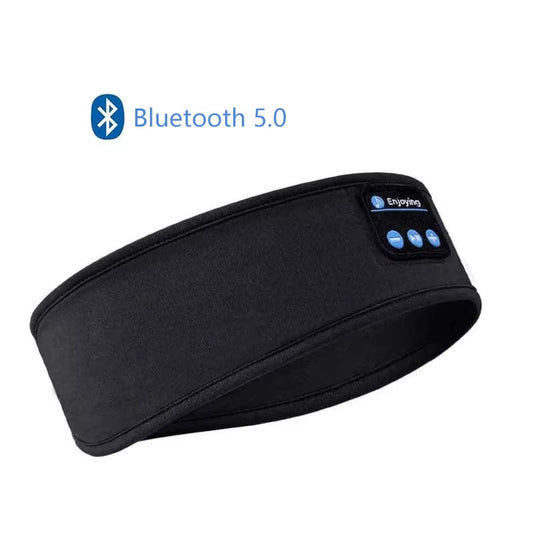 Bluetooth 5.0 Earphones Sports Sleeping Headband Elastic Wireless Headphones Music Eye Mask Wireless Headset Headband